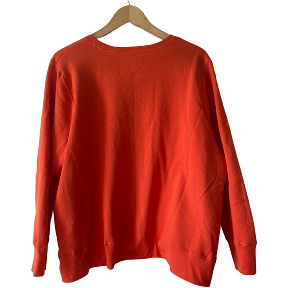 Orange Halloween Plus Crewneck Sweatshirt - Picture 3 of 4